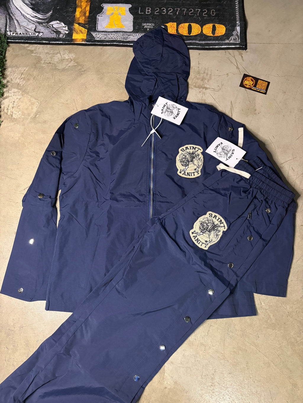 MDY Navy Blue Saint Vnity Jogging set