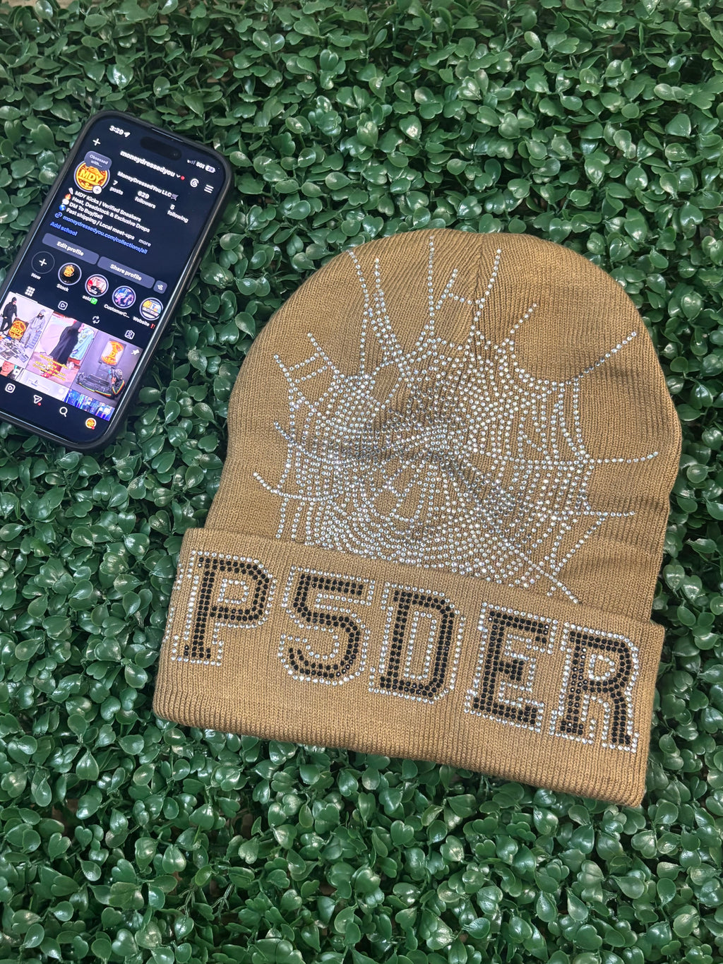 MDY SPIDER HAT MOCHA