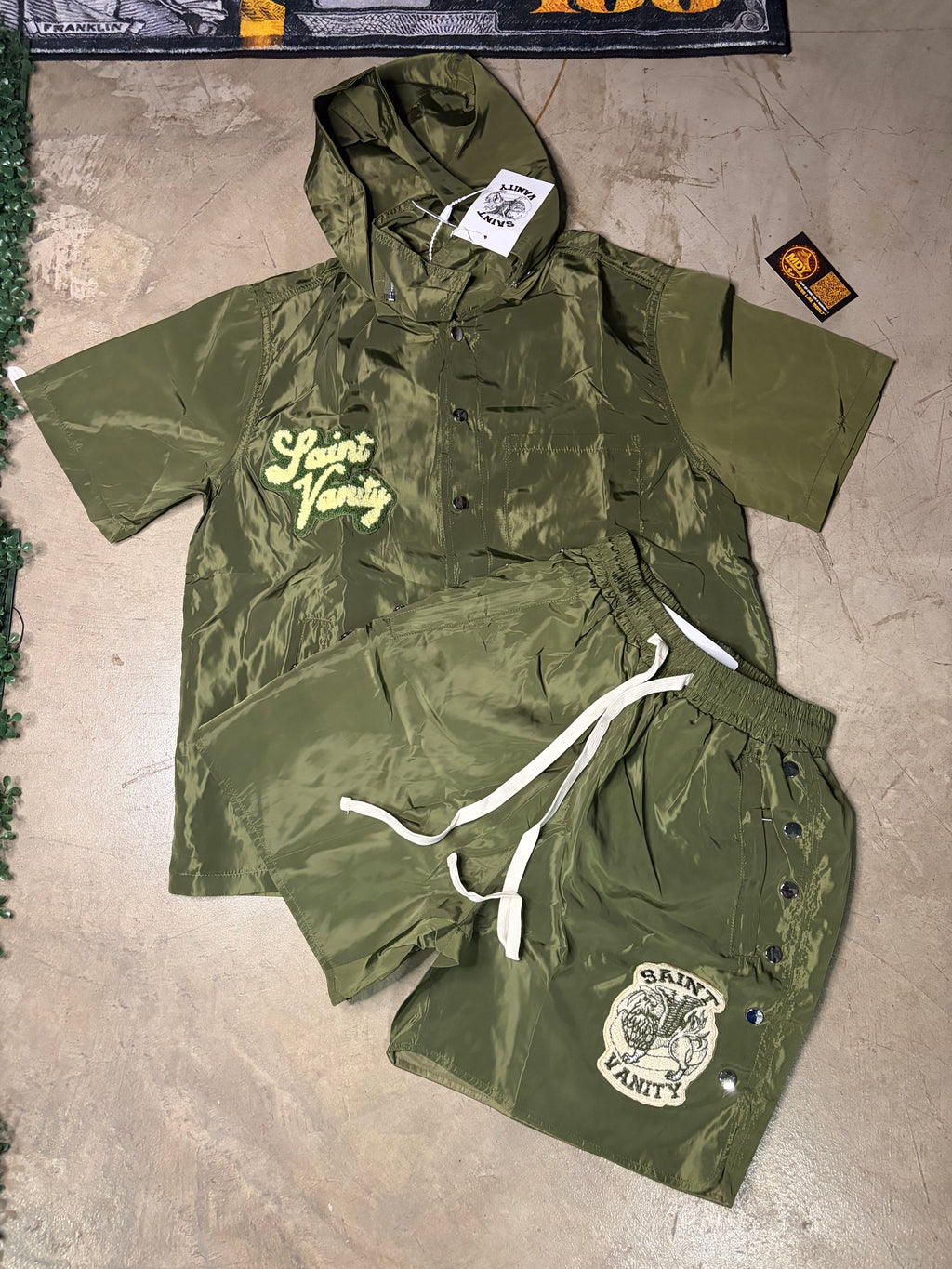 MDY Green Saint Vnity Short set