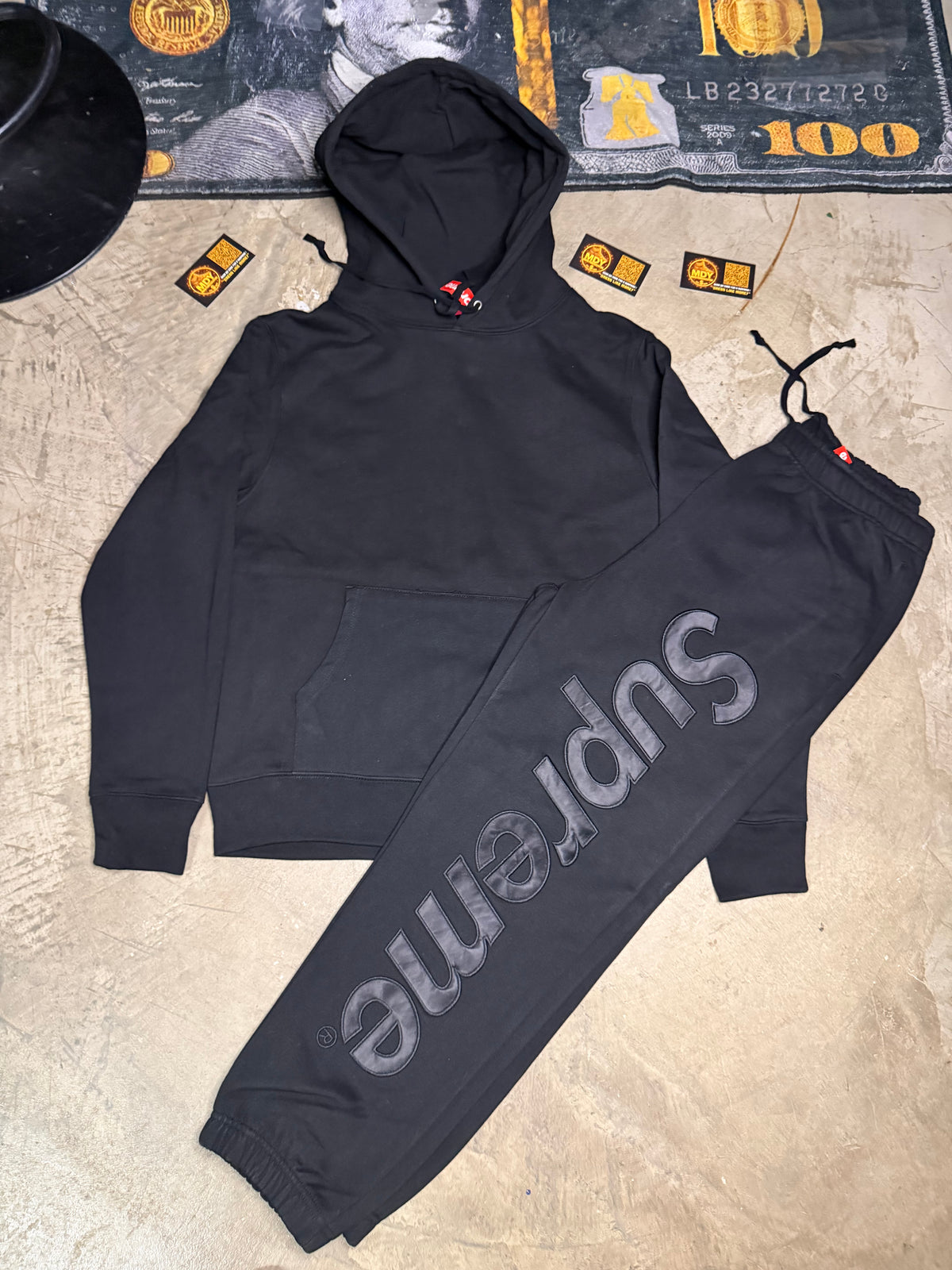 MDY Black Preme Jogging Suit