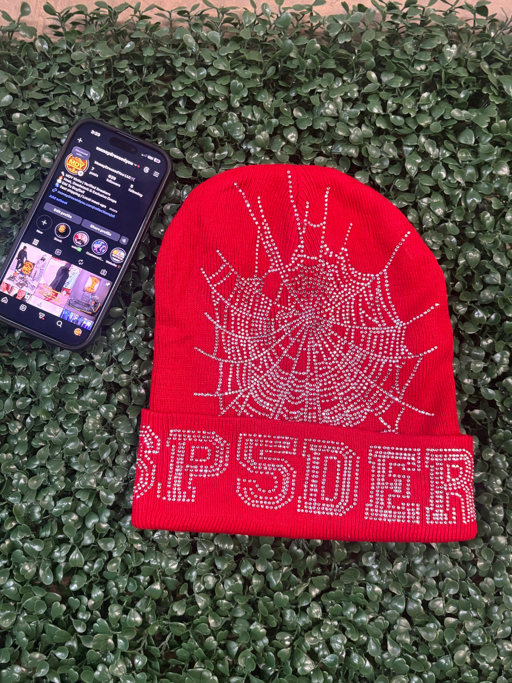 MDY SPIDER HAT RED