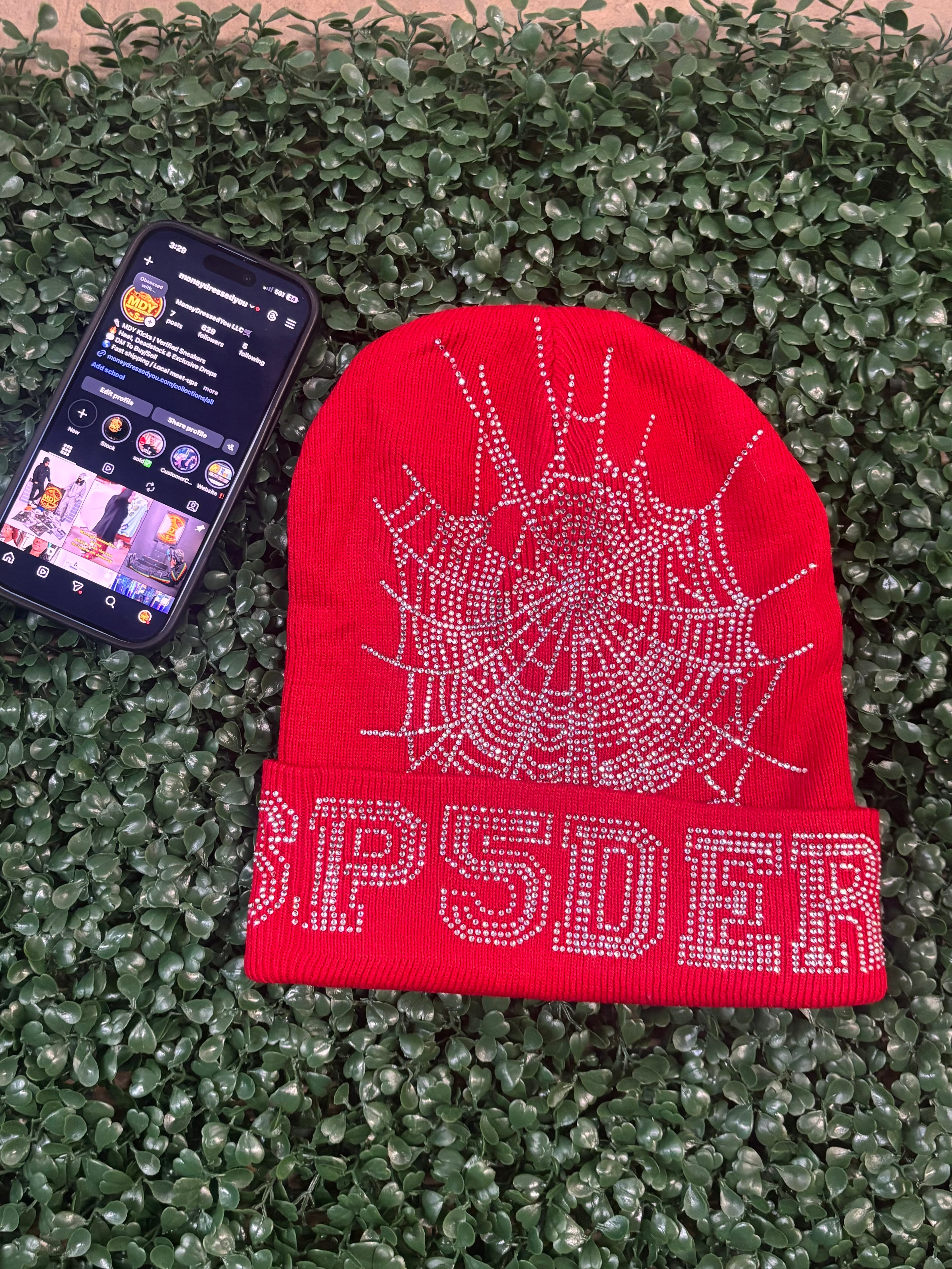 MDY SPIDER HAT RED