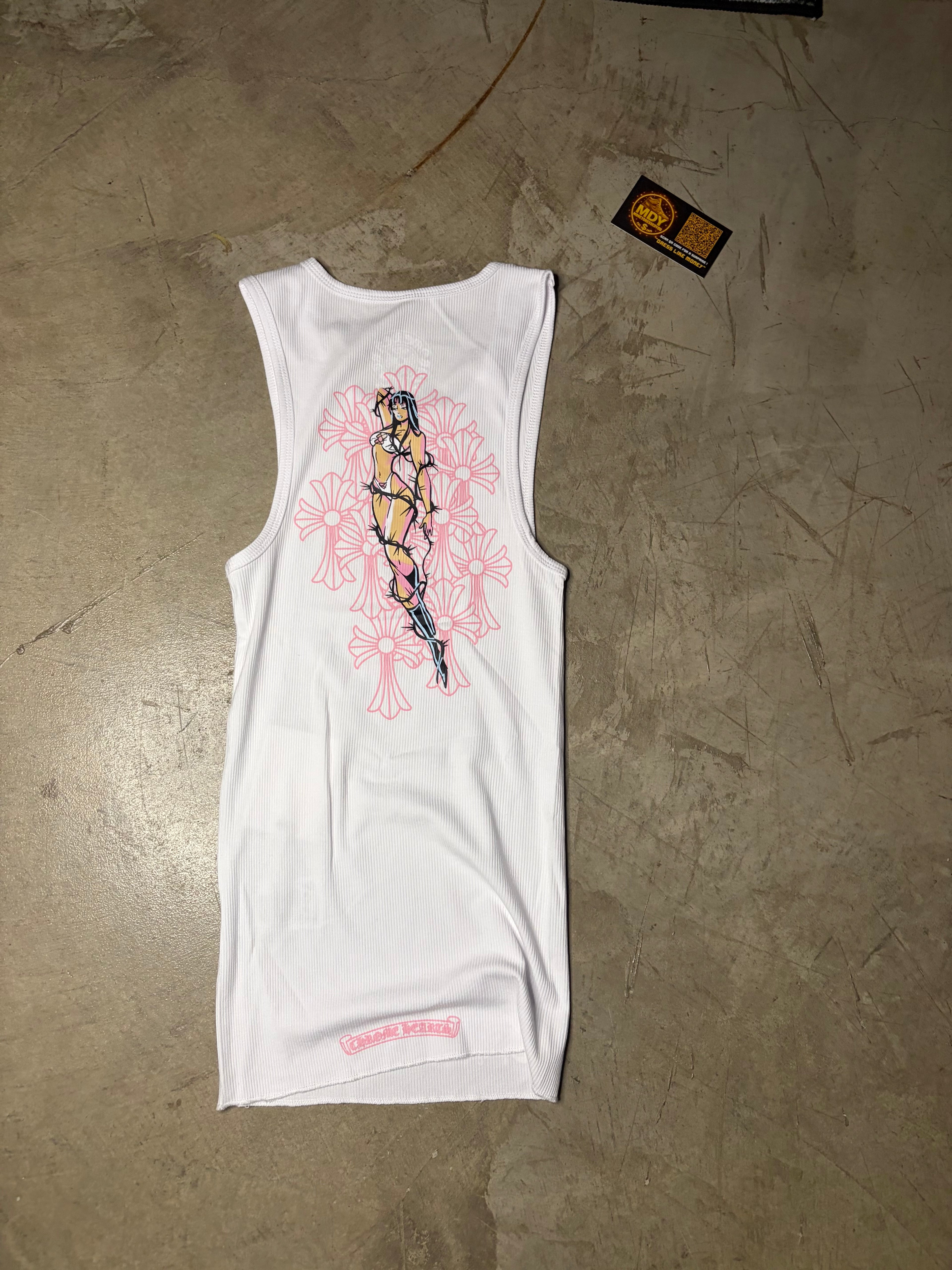 MDY White Chrme Dress