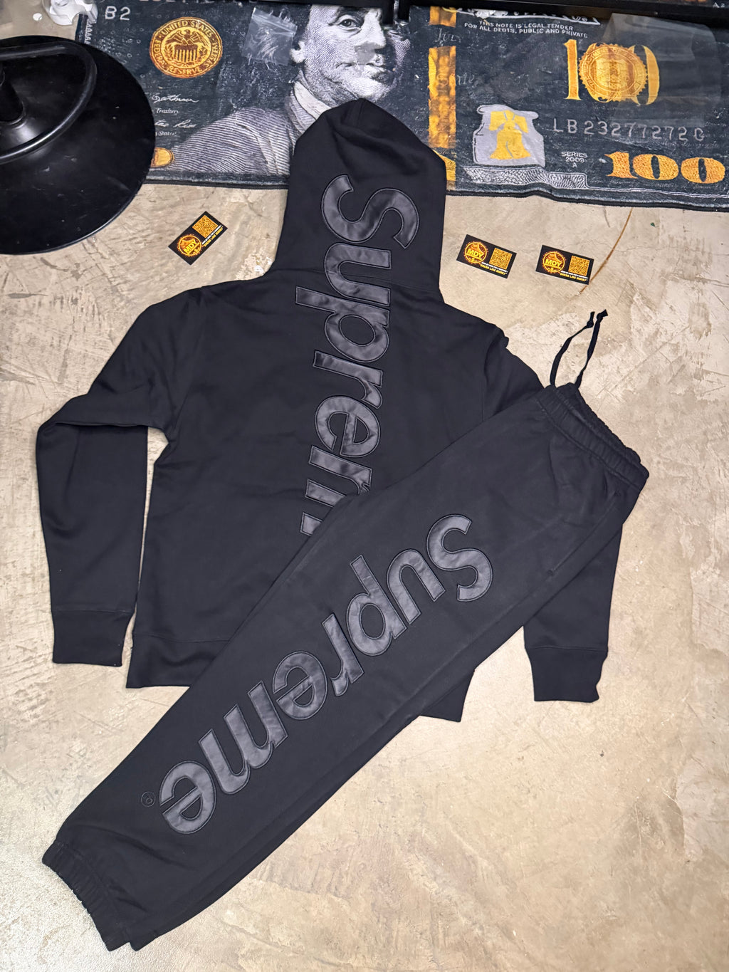MDY Black Preme Jogging Suit