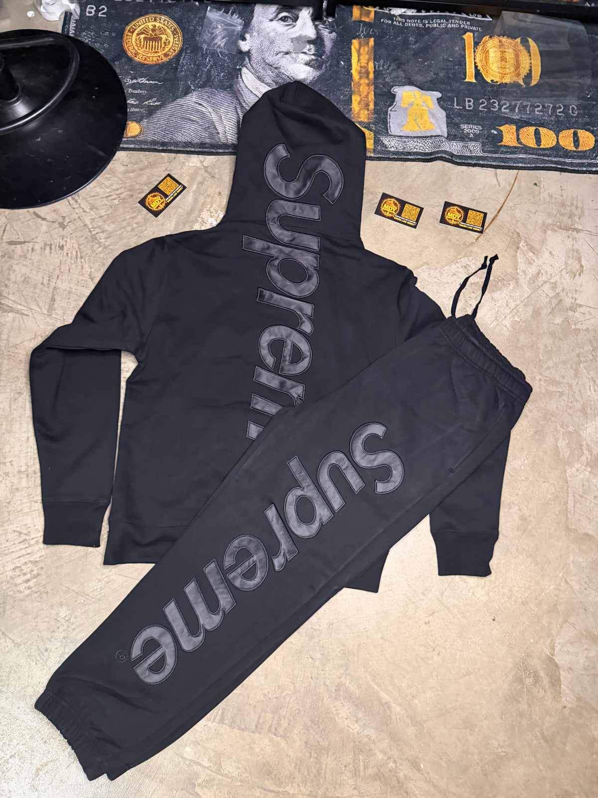 MDY Black Preme Jogging Suit