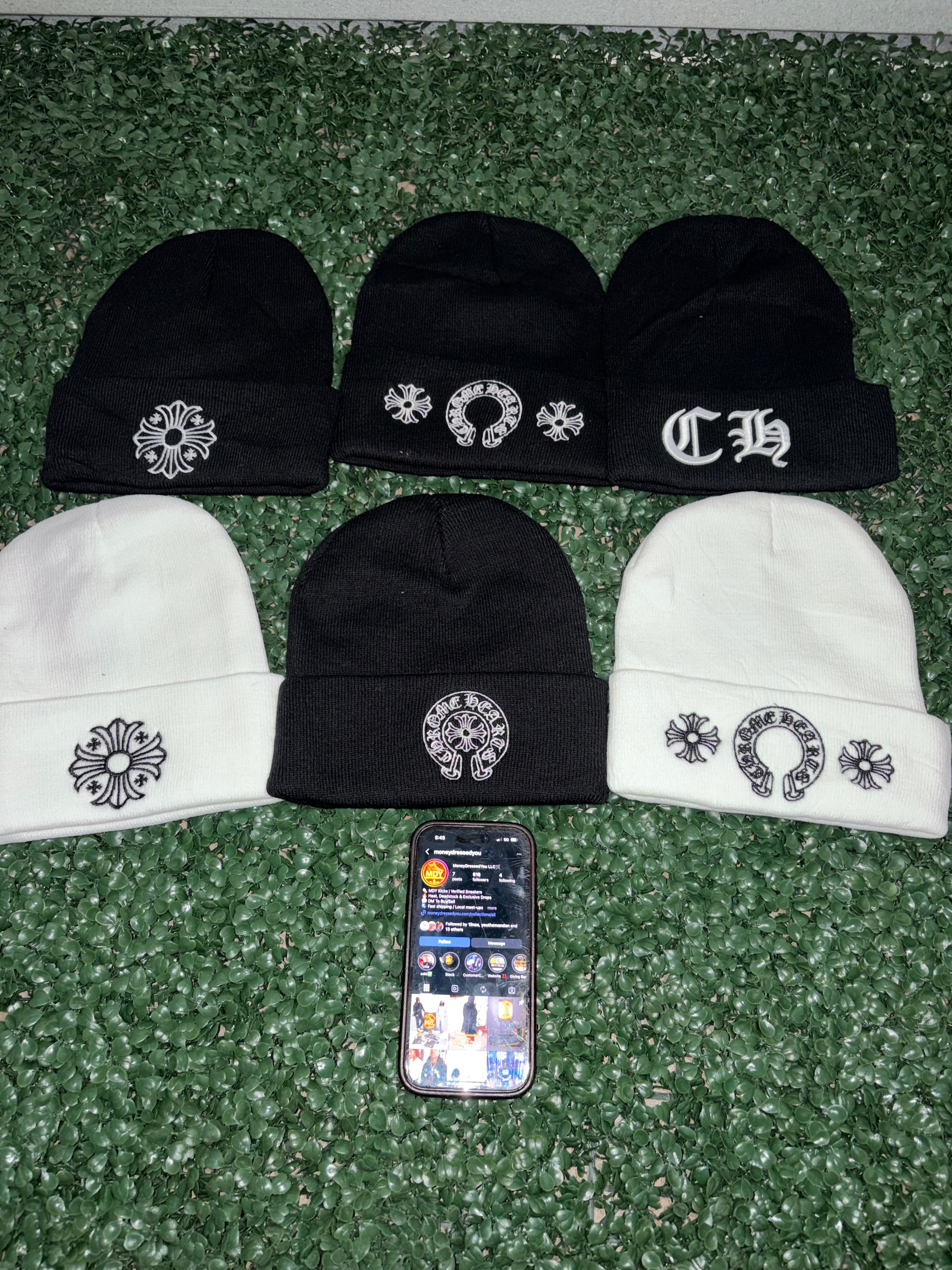 BLACK CHRME BEANIE