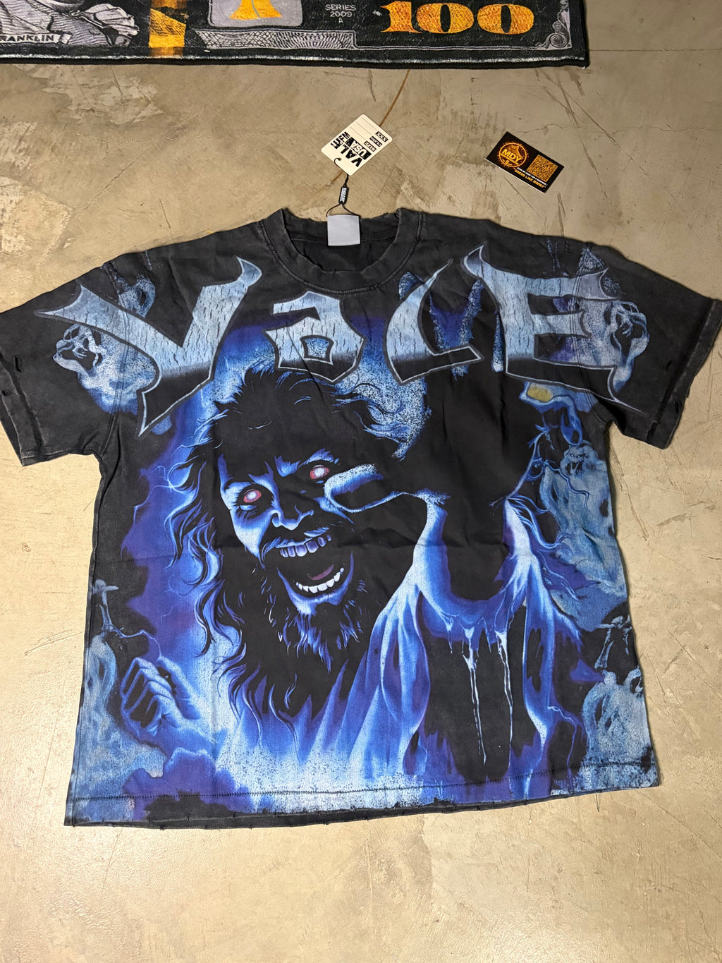 MDY Blue Skelleton Vlly Tee