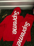 MDY RED SPREME JOGGING SUIT
