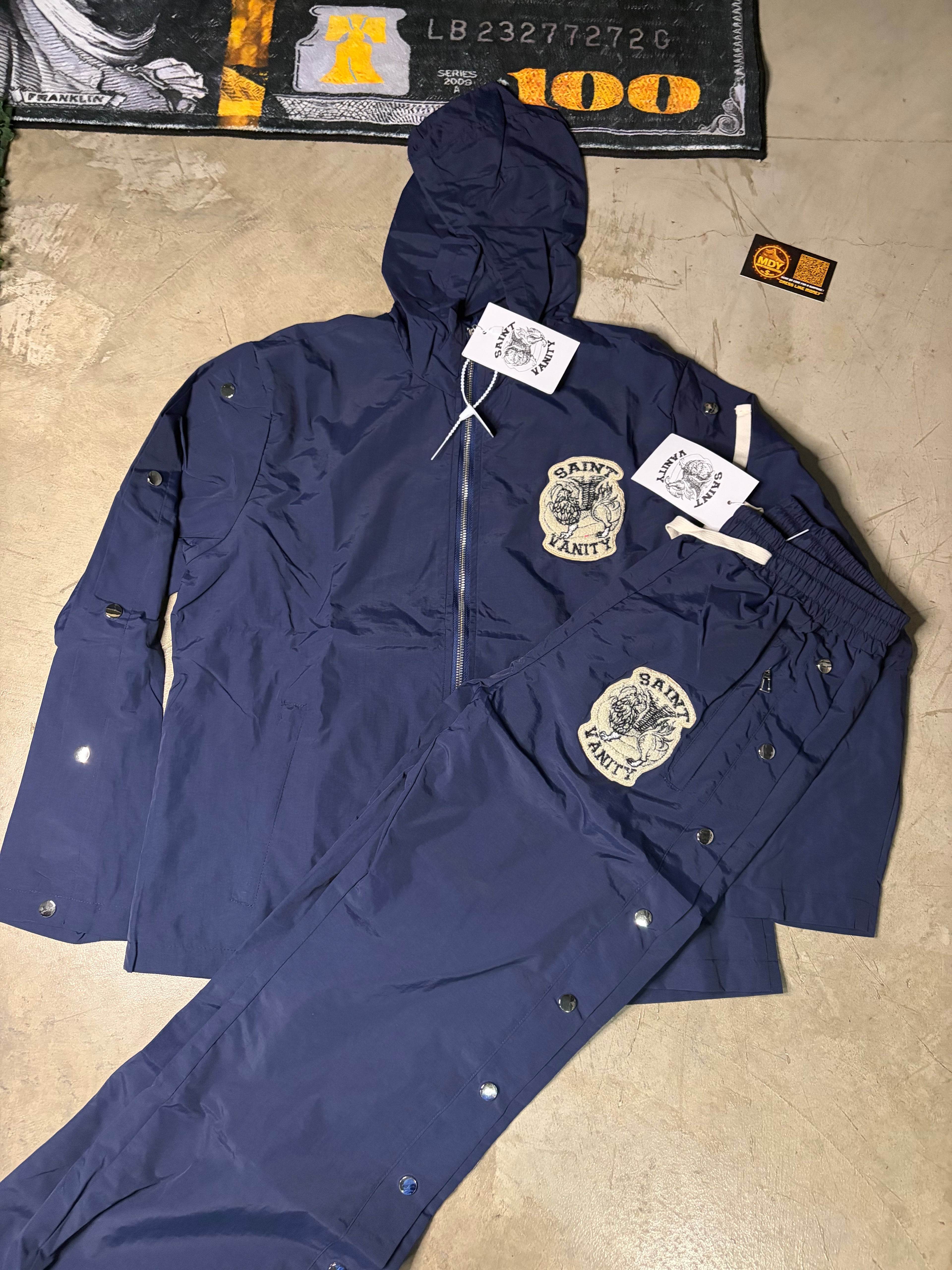 MDY Navy Blue Saint Vnity Jogging set