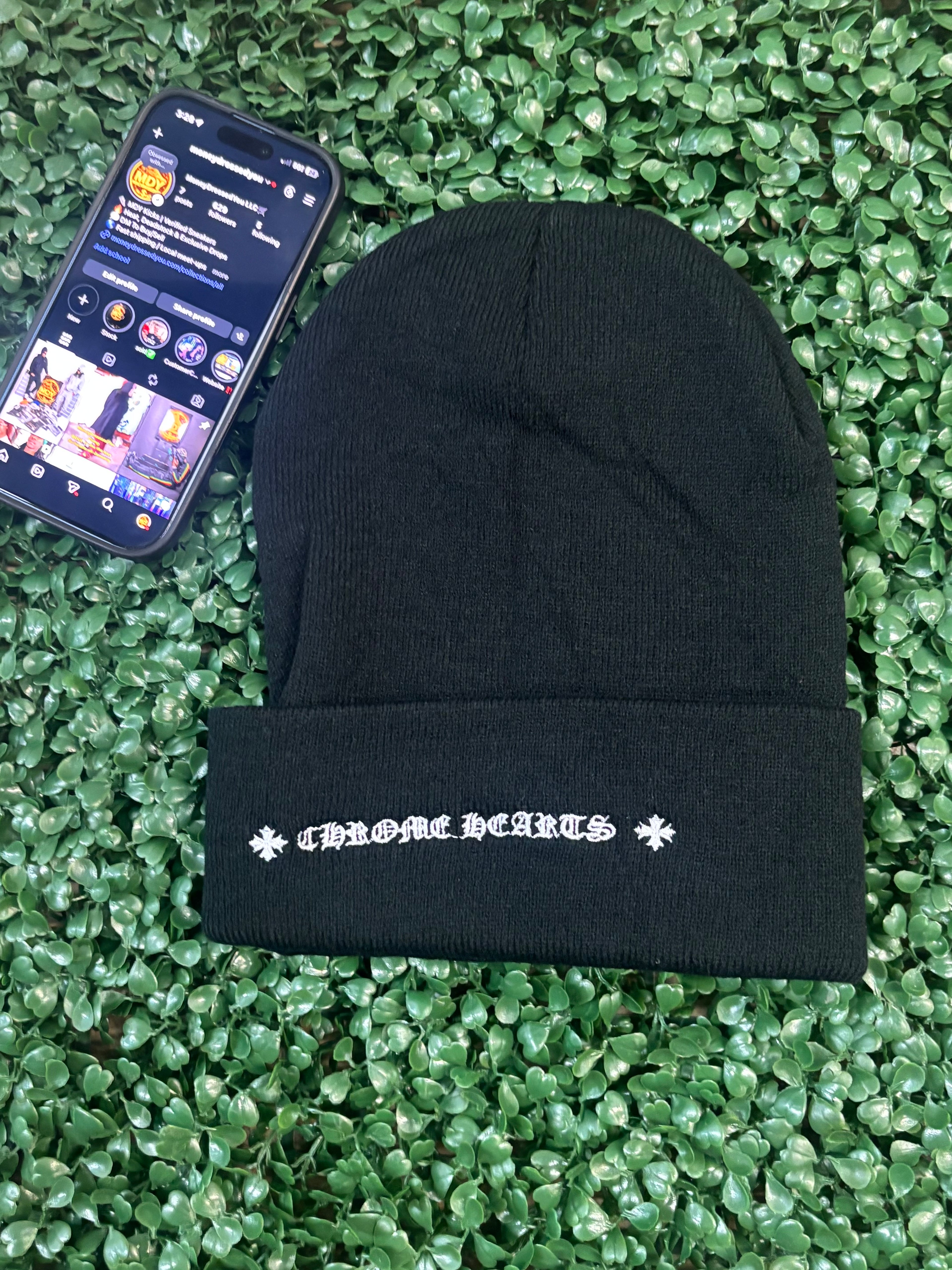BLACK CHRME BEANIE