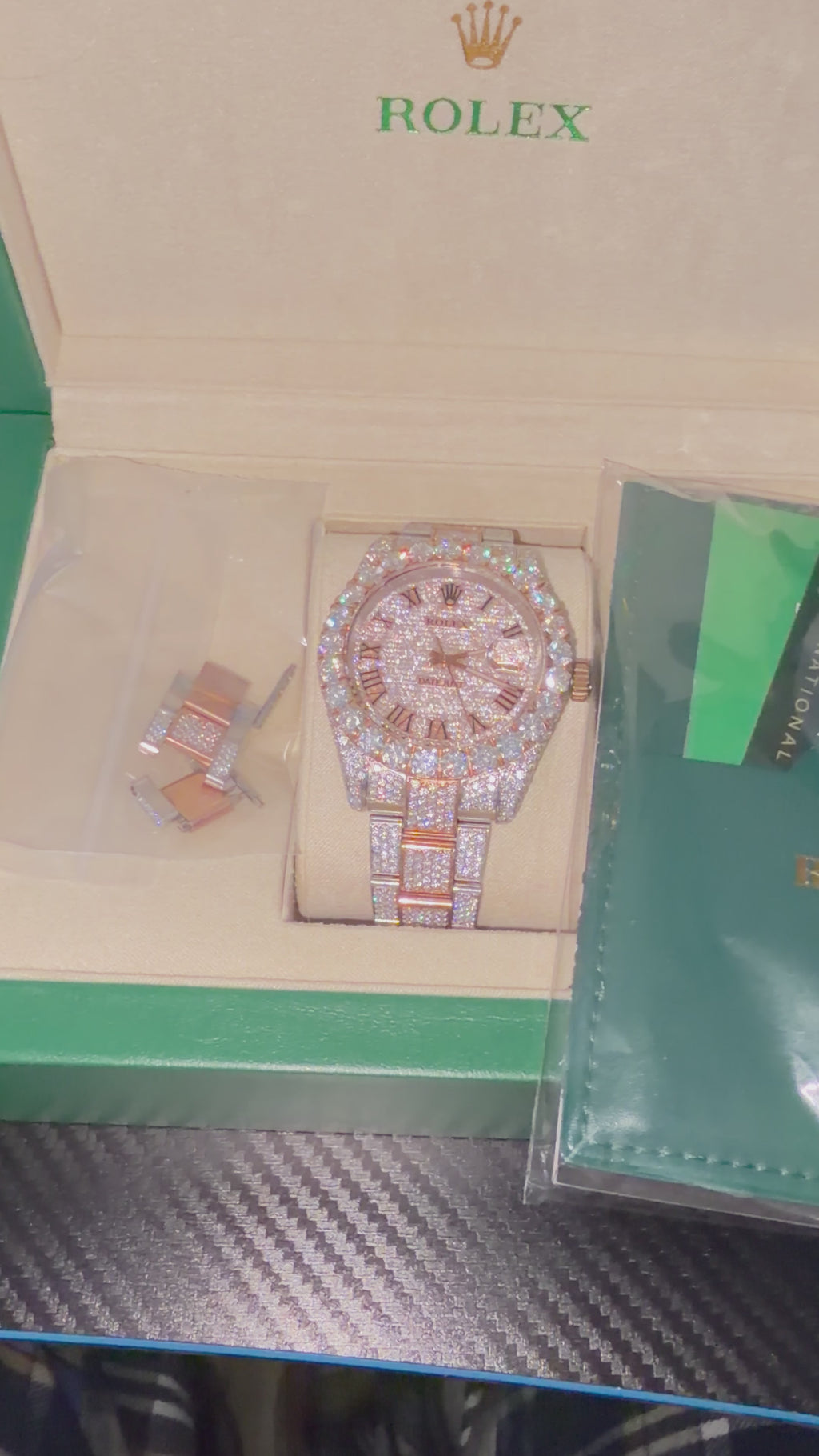 MDY Moissanite Rolx DateJust