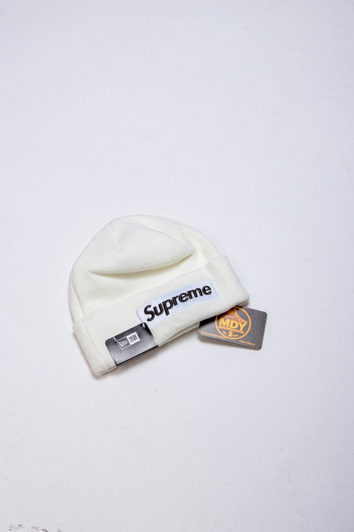 MDY Supreme Beanie White
